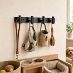 Wall Mounted Coat Rack-4 Hooks, Heavy Duty Stainless Steel Wall Hooks - Image 4