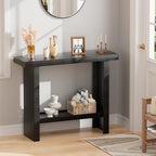 Console Table, 39.3" Rectangular Modern Entryway Table - Image 2