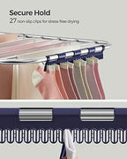 SONGMICS Clothes Drying Rack, Foldable Space-Saving Steel Laundry Rack - Image 5