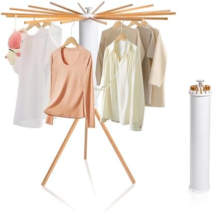 ZOFGENOW Clothes Drying Rack, Rotary Foldable Stand by ZOFGENOW