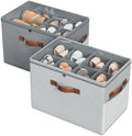 2 Pack Shoe Organizer for Closet, Foldable Shoe Storage by BuddingJoy-BuildaJoyfulLifeforYou