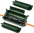 Yojoe 3 Pack Compact Green Outdoor Extension Cord Cover Waterproof Electrical by YOJOE