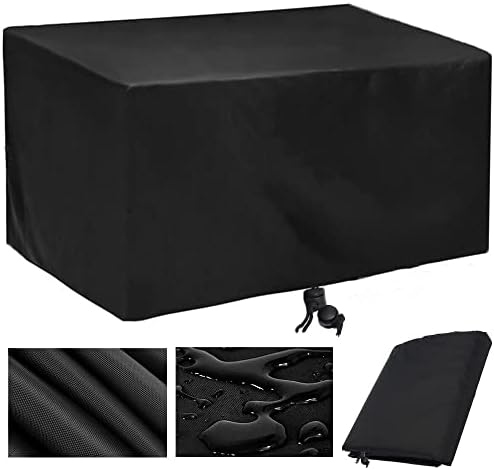 Outdoor Table Cover Rectangle 48 x 24 Inch, Patio Furniture Covers, Outdoor by ATOUP