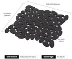 Black Pebble Tile for Shower Floor - Image 2