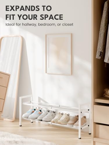 Bumusty 2 Tier Expandable Shoe Rack - Image 5