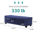 Huatean Home 48" Ottoman with Storage - Image 2