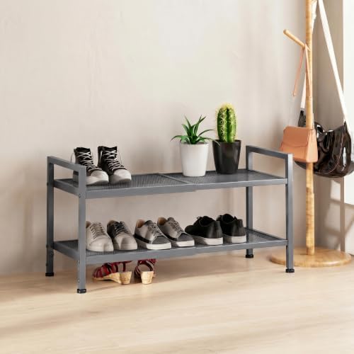Expandable Shoe Rack for Closet, Shoe Storage - Image 5