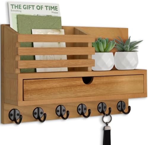Key Holder Wall Mount, Mail Holder by Lucundm
