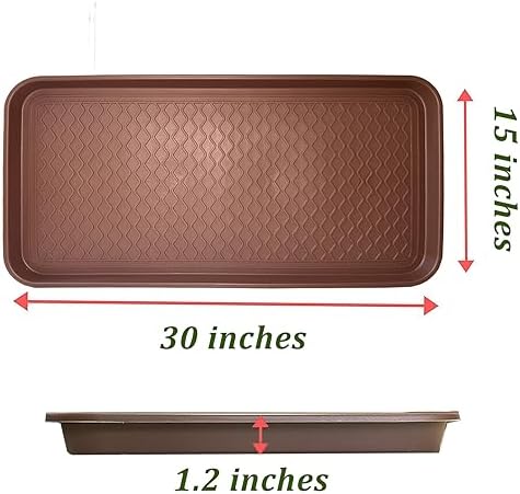 Large Multifunctional Boot Tray 2 Pack Boot Mat Washable Indoor or Outdoor Tray - Image 4