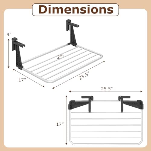 Tangkula Portable Clothes Drying Rack - Image 6