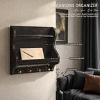 Mail Organizer Wall Mount: Magazine Holder - Image 4
