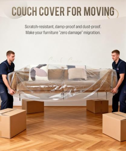 Magicheap Plastic Couch Cover 2 Pack - Image 4