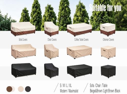 Patio Square Table Cover, 32Wx32Dx16H Inches 100% Waterproof Heavy Duty Outdoor - Image 6