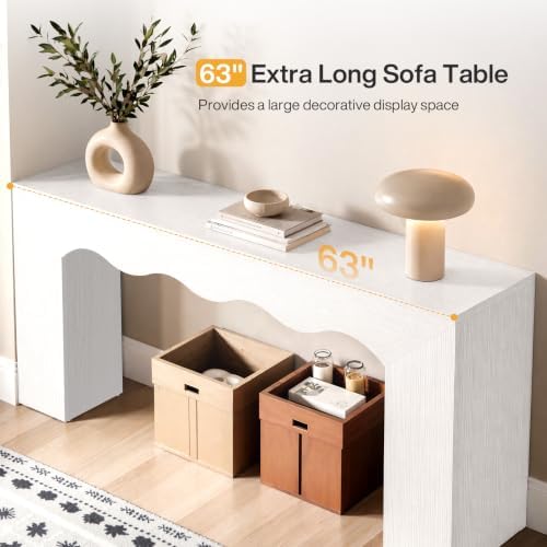 Tribesigns 63" Farmhouse Console Table - Image 6