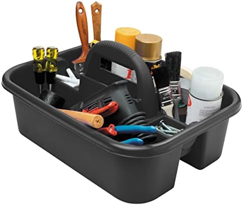 Akro-Mils 09185 Plastic Tote Tool & Supply Cleaning Caddy - Image 3