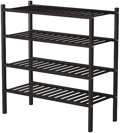 ROMGUAR CRAFT 4 Tier Bamboo Shoe Rack - Image 7