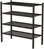 ROMGUAR CRAFT 4 Tier Bamboo Shoe Rack - Image 7