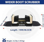WORKPRO Extra Wide Boot Cleaner, Shoe Brush Scraper Scrubber Outdoor - Image 2