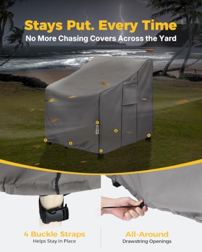 Patio Chair Covers Waterproof, Heavy Duty, 2 Pack - Image 5