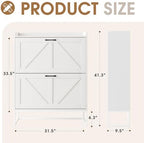 GRUSIGN Shoe Cabinet, Shoe Storage Cabinet - Image 2