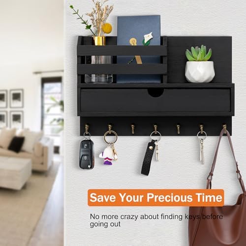 Key Holder Wall Mount, Mail Organizer - Image 6