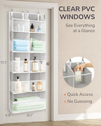 ULG Over the Door Organizer, 5-Tier Extra Large Hanging Storage - Image 2