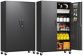 Yizosh Metal Garage Storage Cabinet by Yizosh