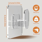 DELITON Clear Cute Storage Hooks, 10 Packs, Adhesion - Image 4