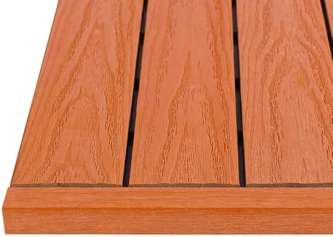 1 in. x 1 ft. Quick Deck Composite Deck Tile Straight Trim by NewTechWood