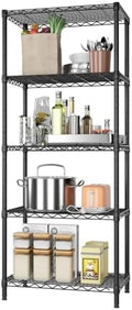 SINGAYE 5 Metal Shelves Wire Shelving Storage Shelf Adjustable Unit Pantry by SINGAYE