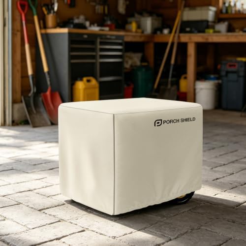 Porch Shield Generator Cover for 5000-10000W, Light Tan - Image 6