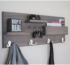 Homanu 10 Pack White Coat Hooks Wall Mounted Double Prong - Image 7