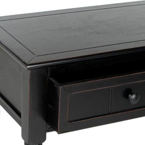 SAFAVIEH Samantha Wood Console Entryway Table, 35.8" AMH5710B - Image 4