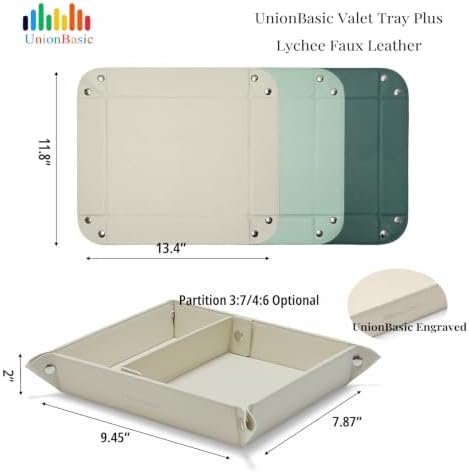 UnionBasic Medium Jewelry Tray for Rings Watches Earrings, Entryway Catchall - Image 3