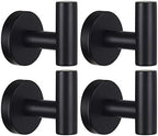 Towel Hooks Bathroom Coat Robe Wall Hook Heavy Duty Door Hanger Towel Robe by Homagic