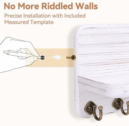 Key Holder for Wall, Mail Organizer Wall Mount - Image 4