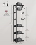 VASAGLE Freestanding Coat Rack, Hall Tree - Image 5