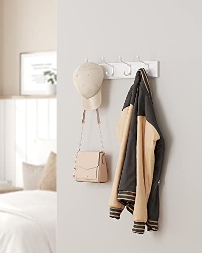 SONGMICS Wall-Mounted Coat Racks, 8 Dual Metal Hooks - Image 3