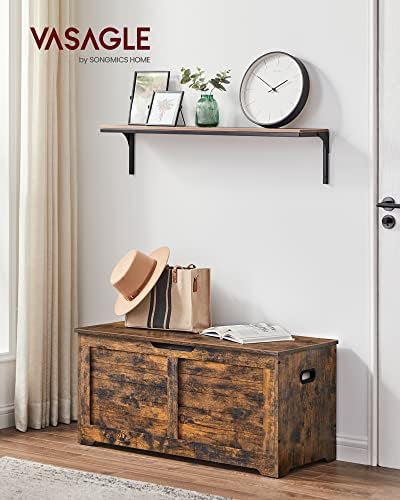 VASAGLE Storage Chest, 39.4 Inches Width Bench - Image 2