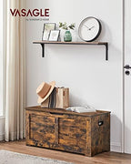 VASAGLE Storage Chest, 39.4 Inches Width Bench - Image 2