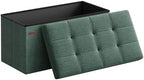SONGMICS 30 Inches Folding Storage Ottoman Bench, Load 660 lb by SONGMICSbySONGMICSHOME