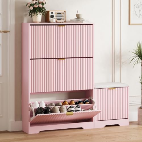 HUANLEGO Shoe Cabinet Storage for Entryway by HUANLEGO