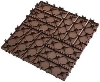 68-Pack Interlocking Deck Tiles 11.42"x11.42" – 61.60 Sq.Ft Deck Flooring - Image 2