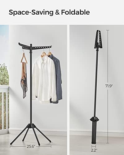 SONGMICS Clothes Drying Rack, 61.6-Inch Drying Rack, 3 Rotatable Arms - Image 3