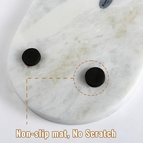 Koville African Natural Marble Decorative Tray, Catchall Tray - Image 4