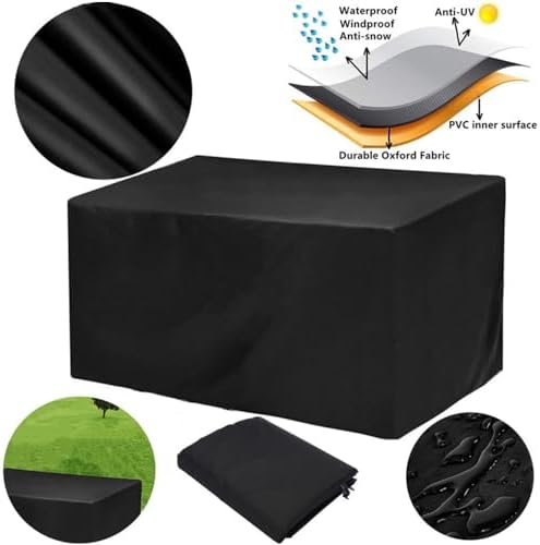 Patio Furniture Covers Waterproof Outdoor Patio Table Covers Rectangle Couch - Image 2