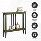 Kings Brand Narrow Console Table w/Storage Shelf - Image 5