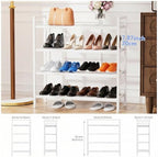 Expandable Shoe Rack for Closet, Shoe Storage - Image 3