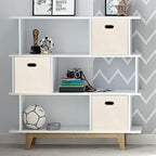 Black Foldable Storage Cubes Bins, Fabric Storage Box Cubes Organizer Baskets - Image 4
