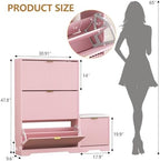 HUANLEGO Shoe Cabinet Storage for Entryway - Image 2